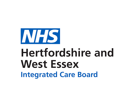 NHS Hertfordshire and West Essex Integrated Care Board logo